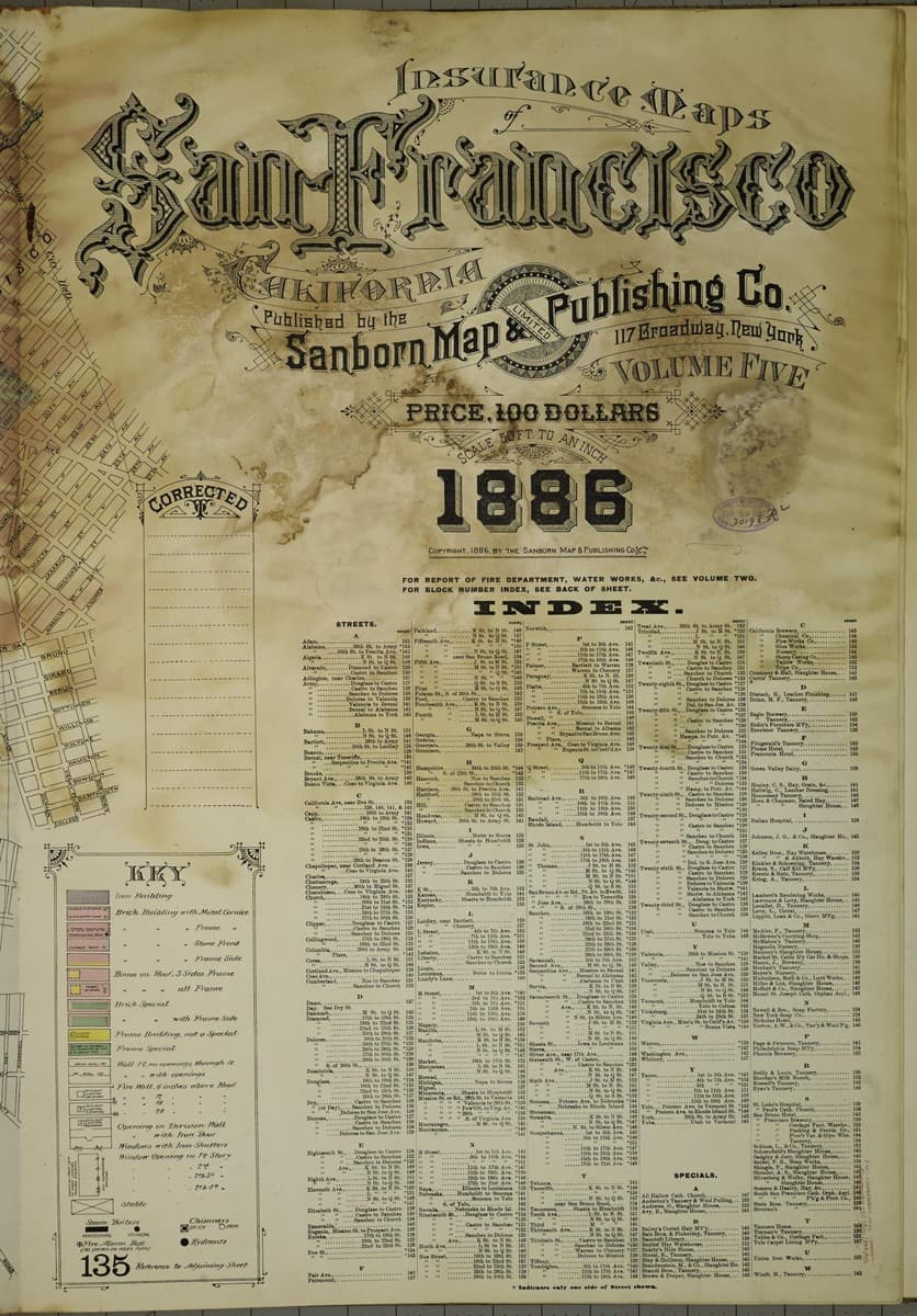 Framed print of San Francisco, California (1886)