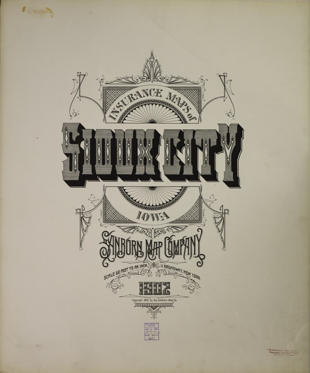 Sanborn Fire Insurance Map: Sioux City, Iowa (1902)