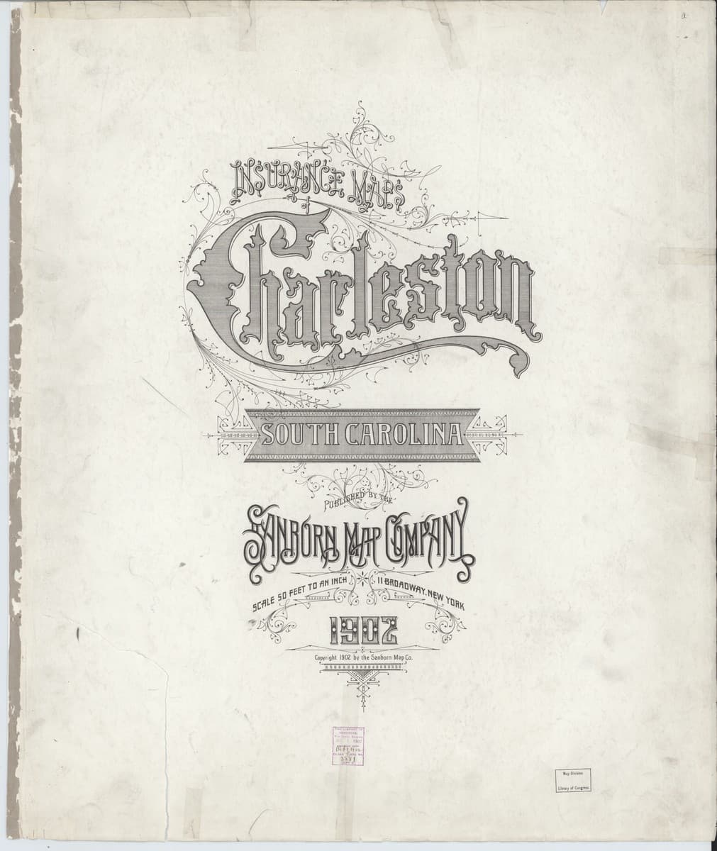 Framed print of Charleston, South Carolina (1902)